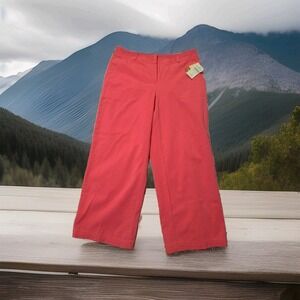 Coldwater Creek Natural Fit Womens‎ Capri Pants Salmon Size 6 NWT